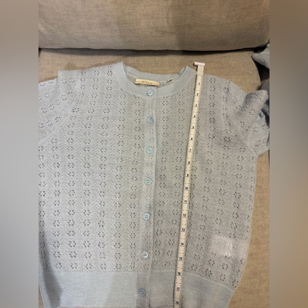Doen Light Blue Women's Cardigan - Picture 6 of 12